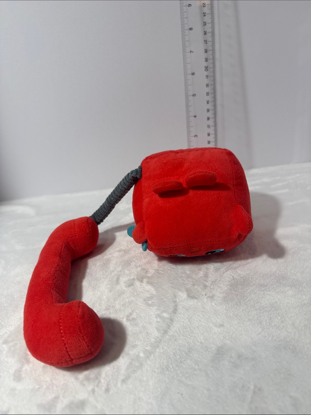 Shopkins Red Chatter Telephone Plush Stuffed Toy Rotary Phone - Picture 5 of 5
